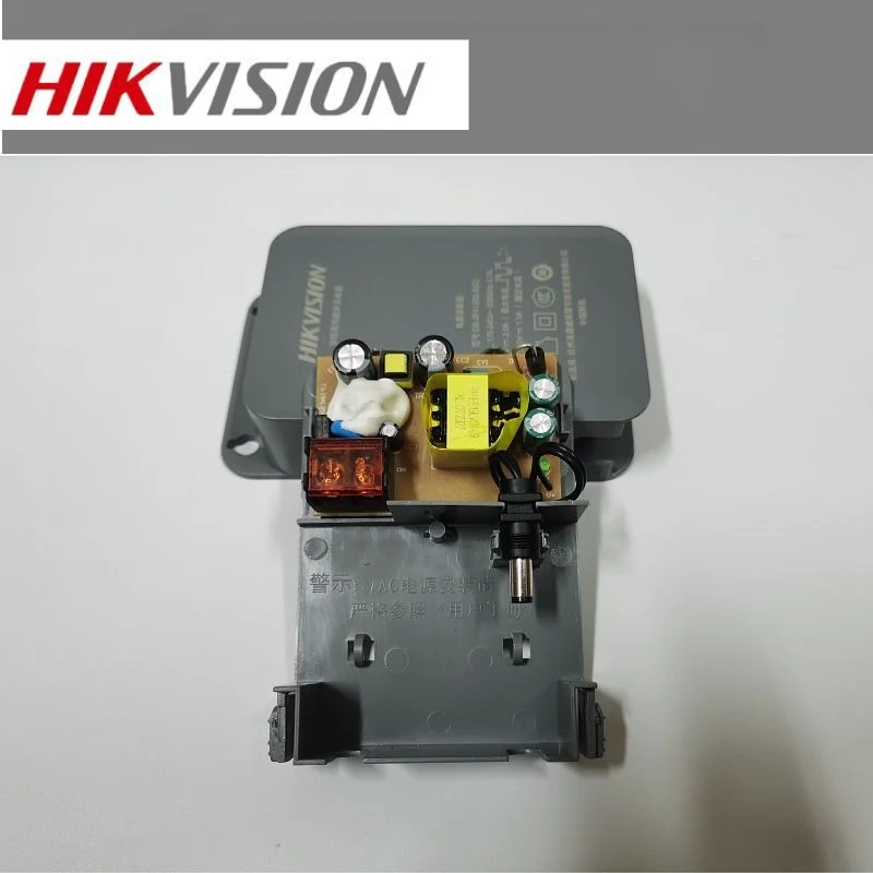 طاقة كاميرا HIKVISION 12 فولت 2 أمبير، ملحقات CCTV للمراقبة بالفيديو للحماية الأمنية، تغذية 12 فولت مقاومة للماء في الهواء الطلق #5