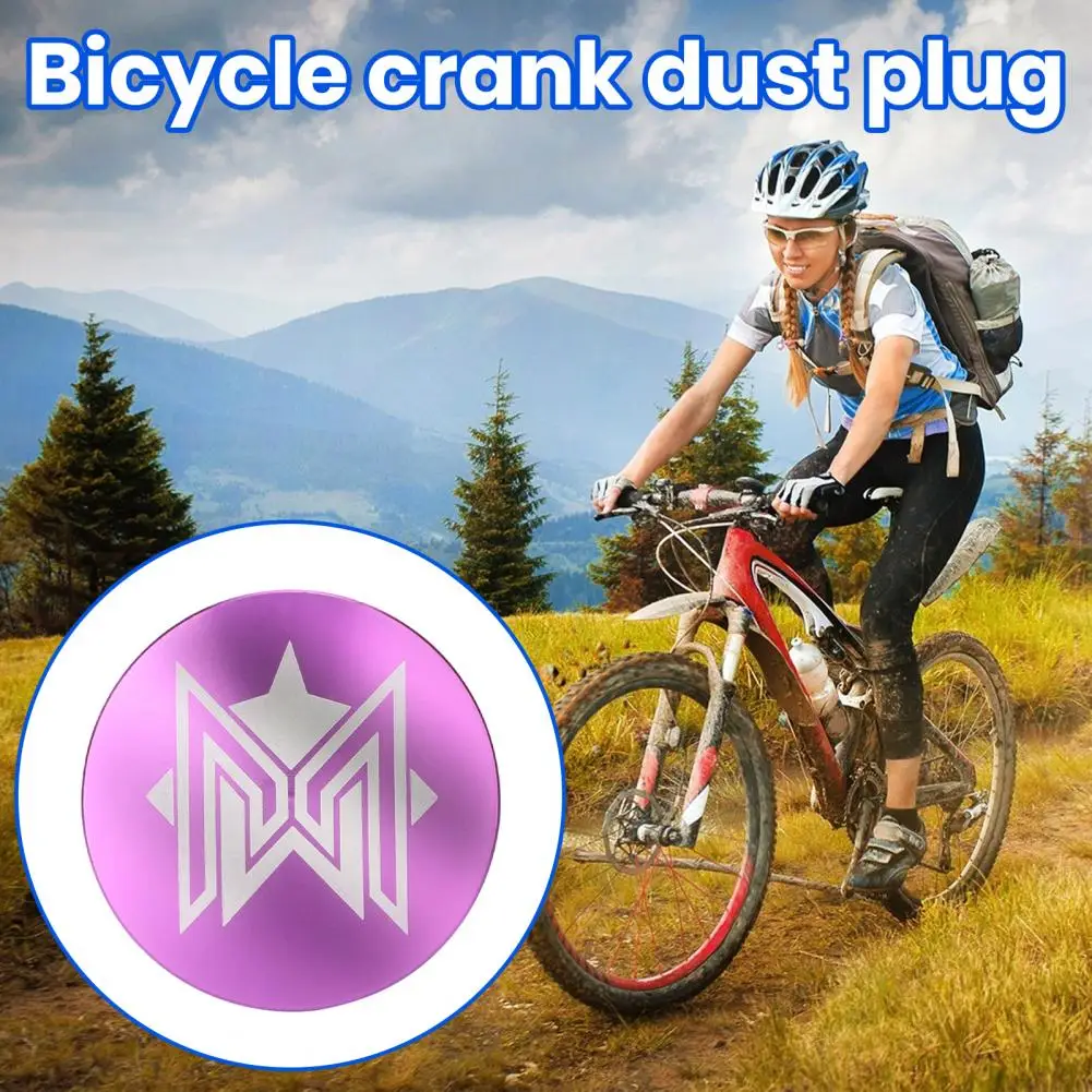 Crank Dust Plug Durable CNC Precision Machining Dust Cover Road Bike Crank Dustproof Plug Bike Accessories