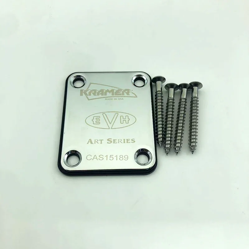 Kramer E V H Guitar Neck Plate Gold/Chrome/Black - view 4