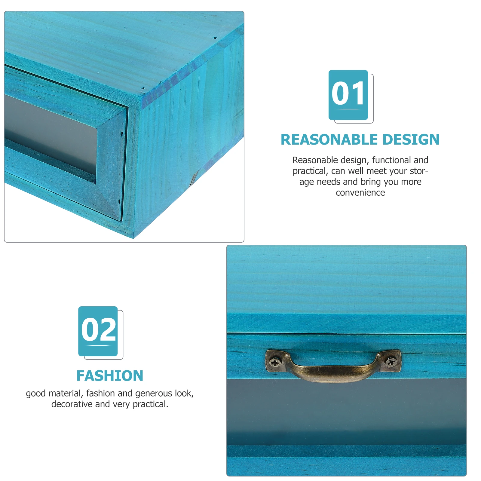 

1pc Wooden Desktop Organizer Drawer Cabinet Household Storage Box Dressing Table Jewelry Tools Small Countertop Cabinet
