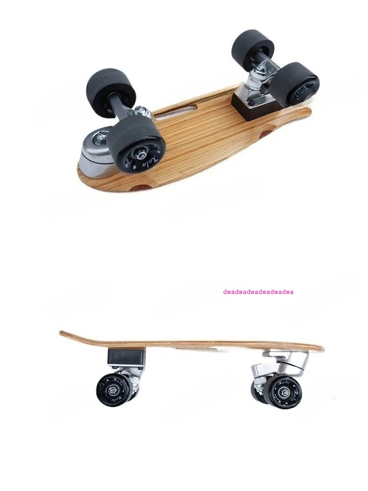 

Mini Land Surfboard Skateboard Portable Pedal-Free Ground Transportation Children