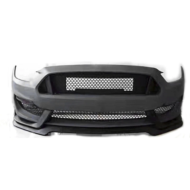 For Ford Mustang 2015-2017 Front Bumper Assembly Mustang Conversion Gt350 Front Bar Large Body Kit