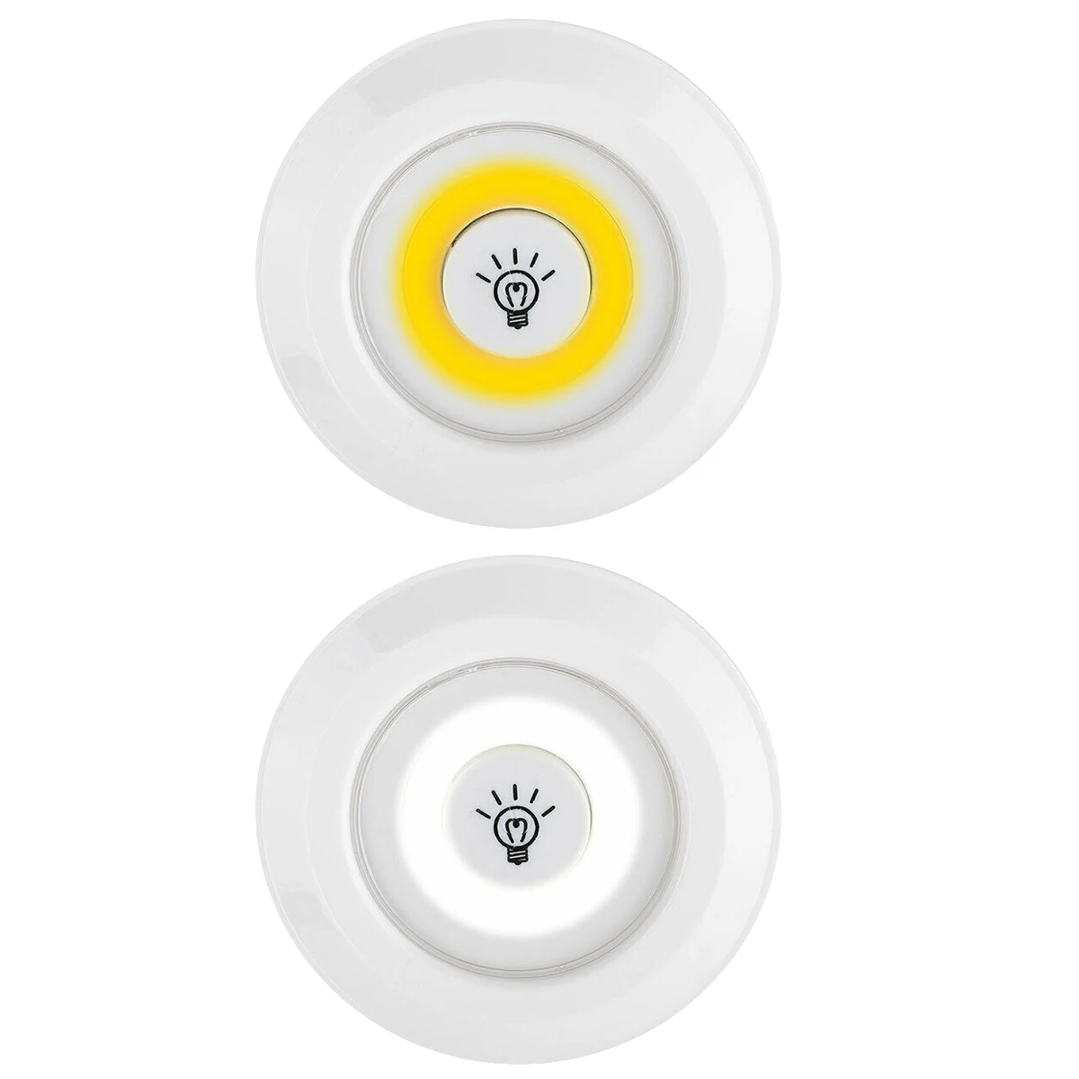 

3pcs Dimmable Wireless Cabinet Night Light COB Wireless Remote Bedroom Wall Light Timing without (White Light)