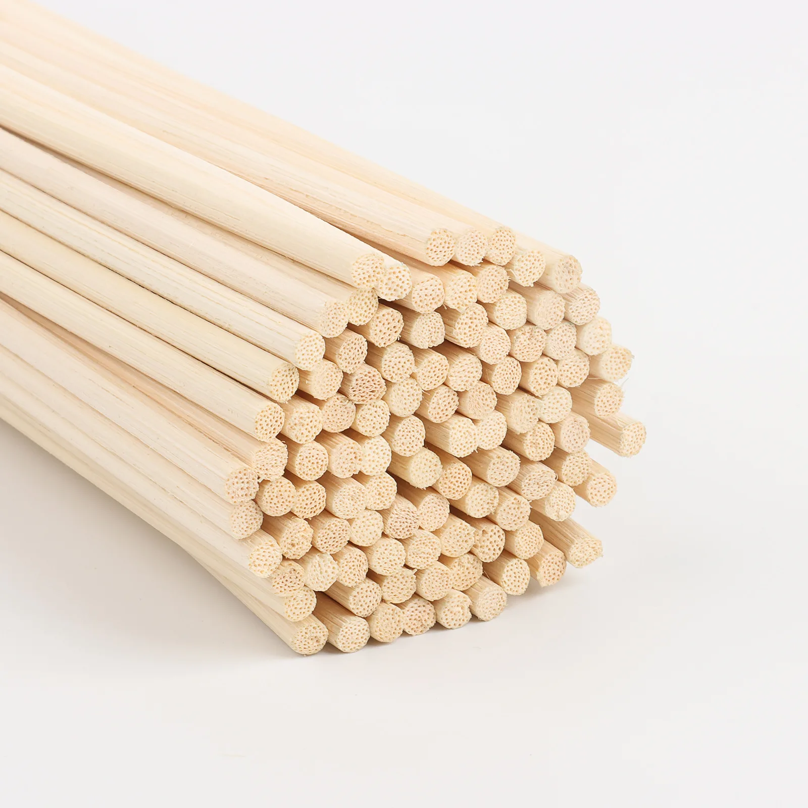 100 PCS 5MMx20/22/30CM Indonesia Thickened Wood Rattan Reed Diffuser Sticks Essential Oil Replacement Refill Sticks