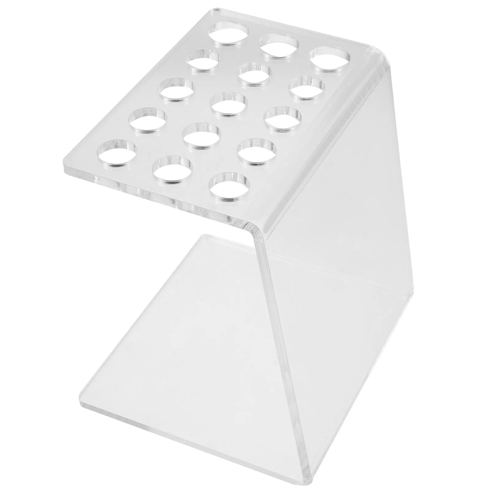 Acrylic Hair Tool Storage Rack Holder Organizer Transparent Hairstylist Scissor Beauty Salon Desk Shear Hairdressing