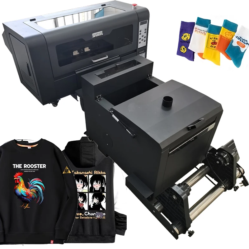 

Ткань Текстиль полотно футболка DTF принтер с двойной головкой XP600 футболка печатная машина Печать DTF принтер для малого бизнеса