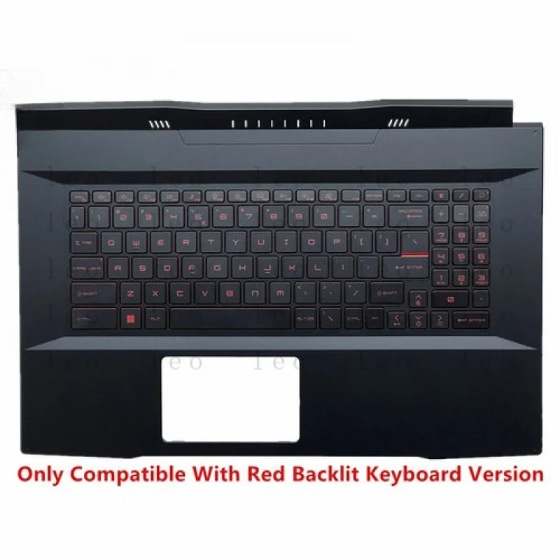 

LL новый для MSI GF76 MS-17L1 MS-17L3, верхний чехол для упора для рук, клавиатура с красной подсветкой