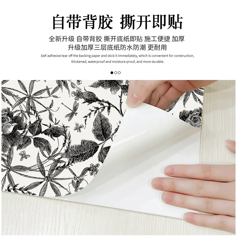 إعادة تشكيل الأثاث ملصقات خزانة المطبخ تجديد ديكور خزانة الباب مقاوم للماء مقاومة للرطوبة ذاتية اللصق رشاقته #3