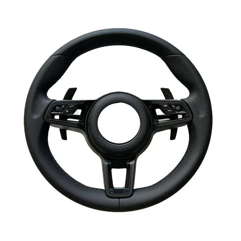 Full suede steering wheel for Porsches Panamera Macan Cayenne Cayman Taycan Carrera 718 911 991