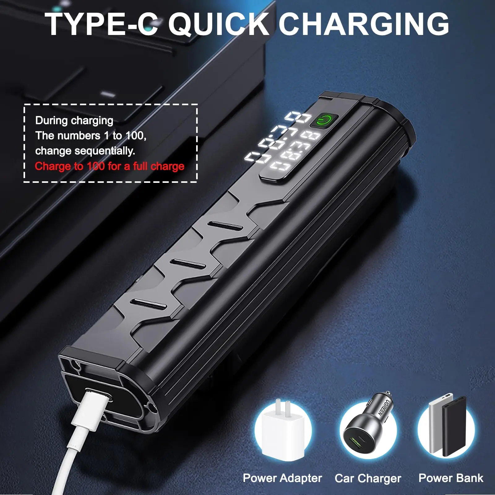 Bicycle Light 10000mAh 17 LED Bike Light Front Rechargeable LED Flashlight 10000LM Headlight with Power Bank Bicycle Accessories