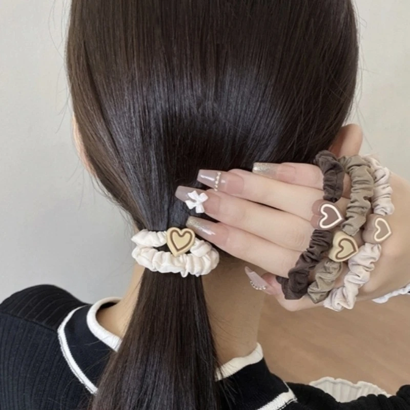 5 Stück pro Beutel, gemischt, neues einfaches Stirnband, Haarschmuck, hohe Elastizität, langlebiges Gummiband, modisches Haarband, Haargummi