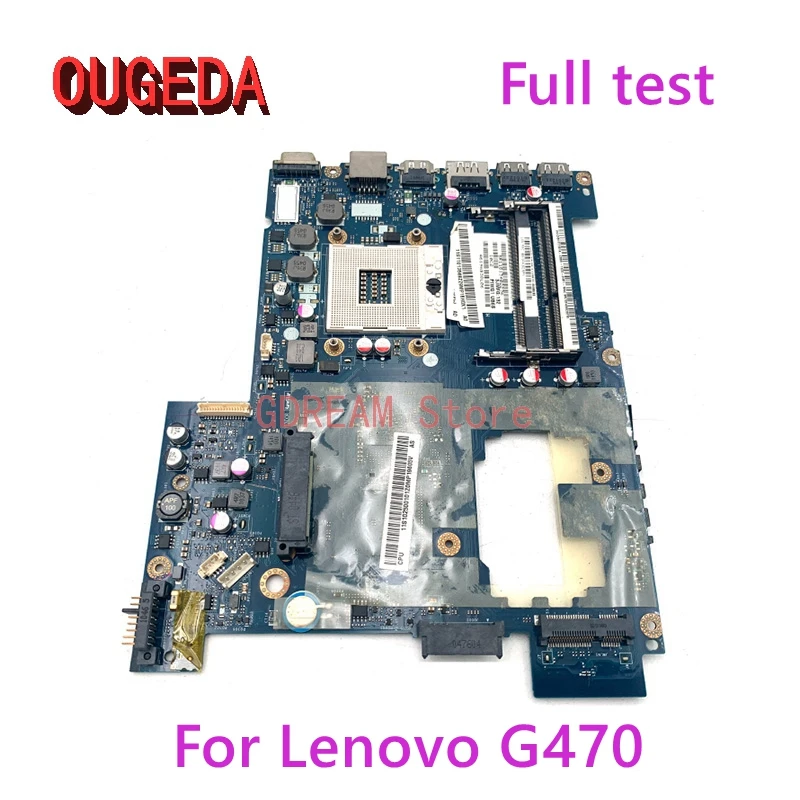 

OUGEDA Original 11013568 PIWG1 LA-6759P Main board For Lenovo g470 Laptop Motherboard HM65 DDR3 GMA HD 3000 full tested