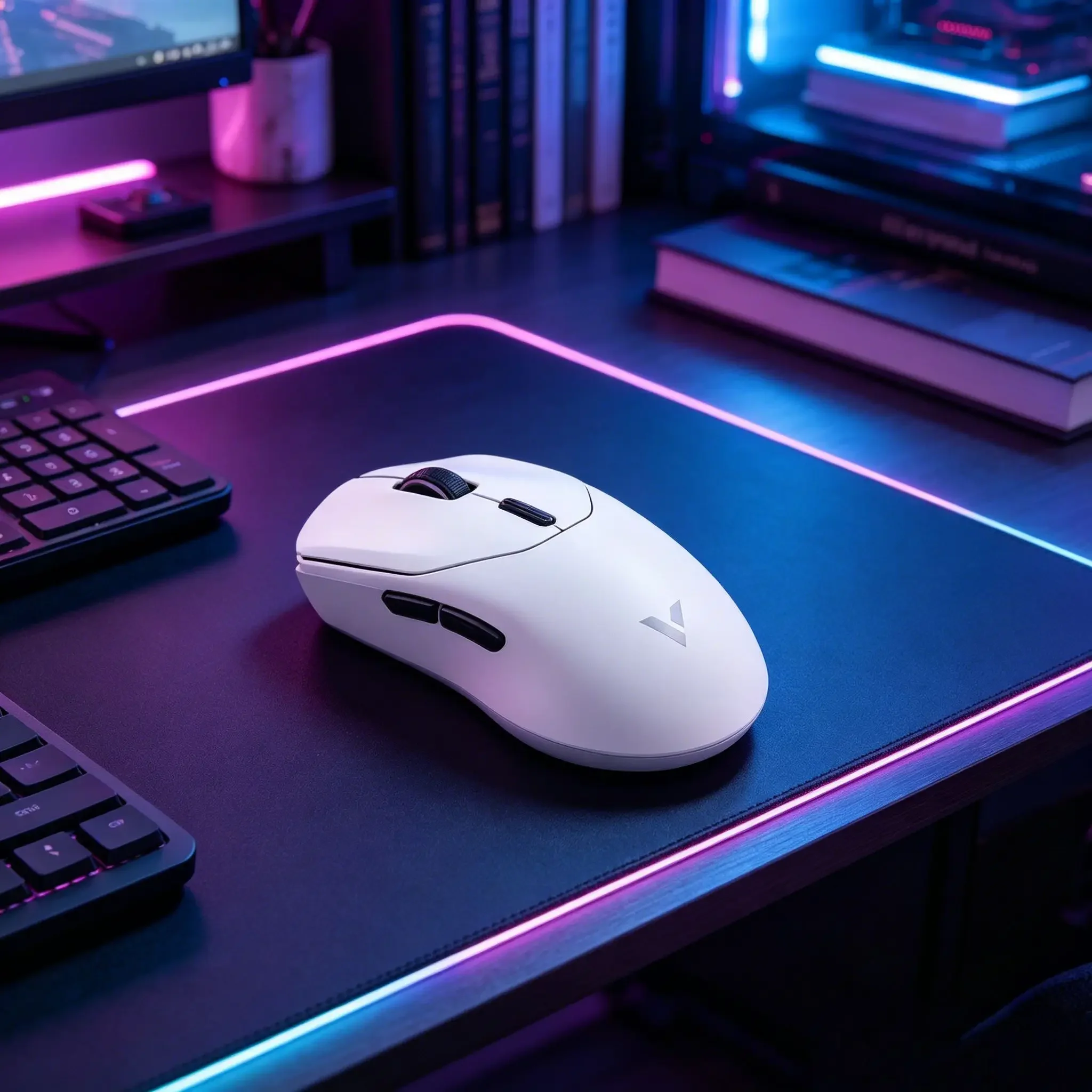 53g Ultra-Lightweight Wireless Gaming Mouse, Rapoo VT2 MAX Esports Mouse 8K Polling Rate, Optical Sensor Ergonomic for PC Laptop