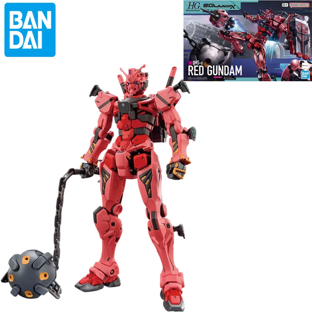 

Bandai HG 1/144 HGUC Gundam GQuuuuuuX GUNDAM RED Model Kit Anime Fighter Assembly Model Anime Action Figure Toy Gift for Kids
