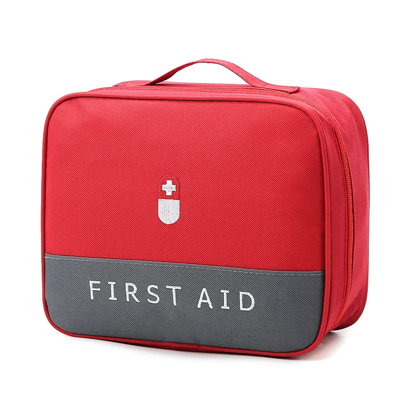 home first aid kit large capacity medicine storage bag travel Outdoor Camping Useful Emergency Survival Bag Pill Case