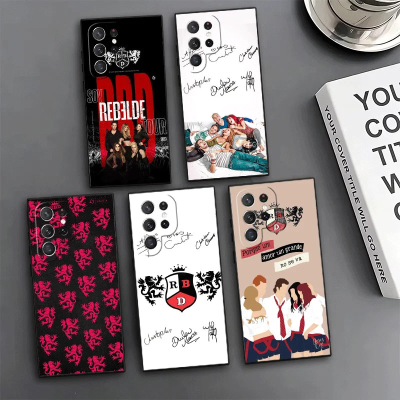 F-Fashion RBD R-Rebelde Phone Case For Samsung Galaxy S24 S25 S26 Ultra S23 Plus S22 S21 FE S20 + Edge Pattern Customized Cover