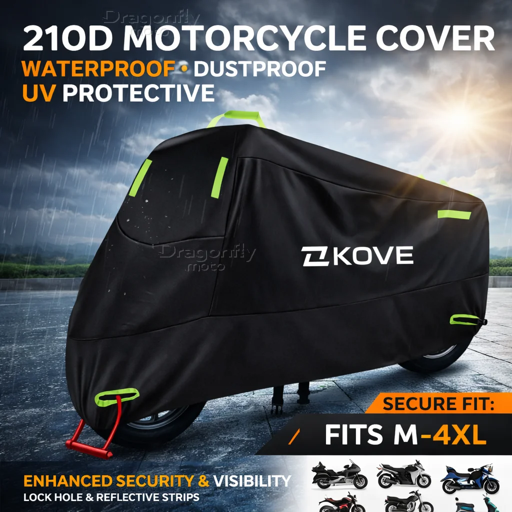 

For KOVE 800X Pro/Rally 525X 500X 400X 800 525 500 400 X Motorcycle Cover Waterproof Outdoor Scooter UV Protector Rain Cover