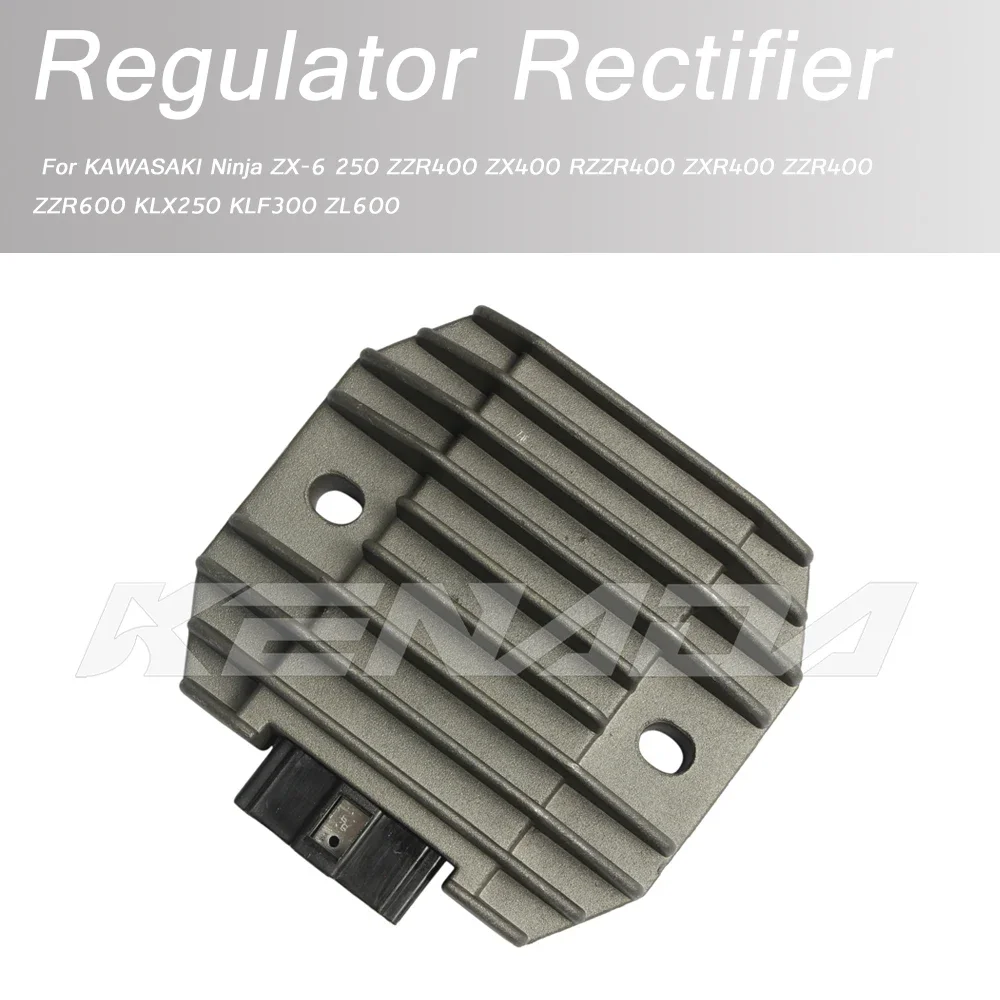 

For KAWASAKI Ninja ZX-6 250 ZZR/ZX/RZZR/ZXR/ZZR 400 ZZR600 KLX250 KLF300 ZL600 Motorcycle Voltage Regulator Rectifier