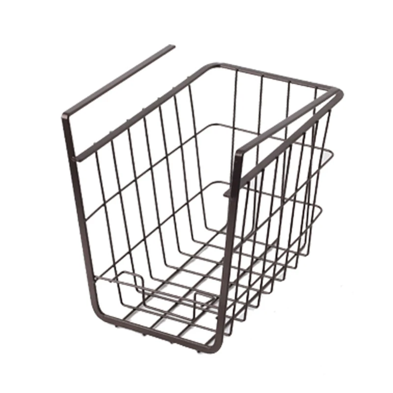 Hanging Metal Storage Basket, Hollow Shelf for Closet, Bottom under Layered Board, Table Plank