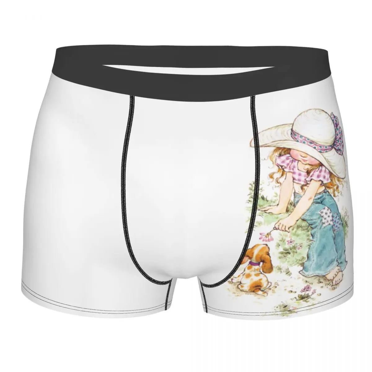 Custom Sarah Kay Children's Painter Boxer Shorts For Men 3D Printed Artist Anime Underwear Panties Briefs Soft Underpants