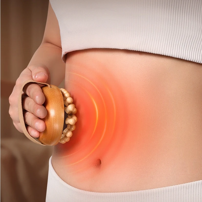 Manuelles Rückenmassagegerät, Meridianbürsten für den ganzen Körper, Massieren des Bauches und der Beine, Schabegerät