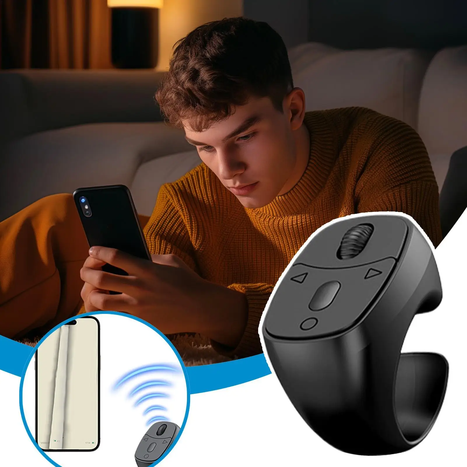 

Многофункциональное устройство для переворачивания страниц электронной книги, роликовое кольцо на кончике пальца, пульт дистанционного управления, беспроводное BT-видео, автоматический переворачиватель страниц