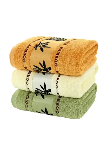 Set of 1/4/6 Bamboo Fiber Towels Sets Home Bath Towels Adults Face Towel Thick Absorbent Luxury Bathroom Towels Toalha De Praia