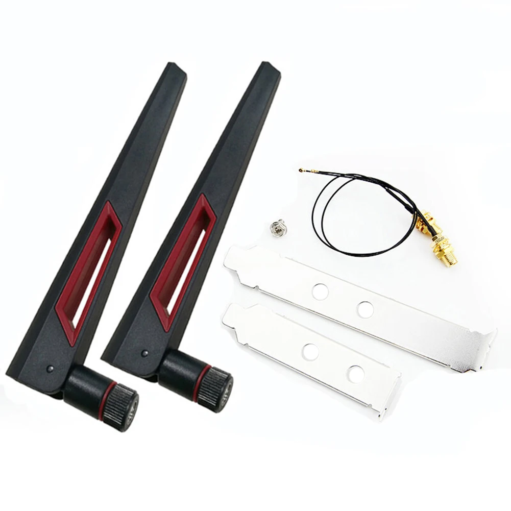 Efficient WIFI 7 BE200 WiFi Card+2PCS 10DB Antenna Network Adapter for Win10/11