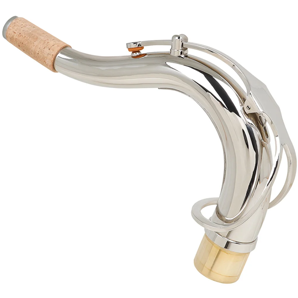 

Saxophone Neck Tube Tenor Accessories Bend Instrument Replacement Bent Brass Silver