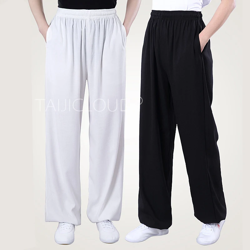 

Cotton and Linen Tai Chi Practice Pants for Men and Women, Lantern-Style for Martial Arts and Kung Fu, Loose Fit