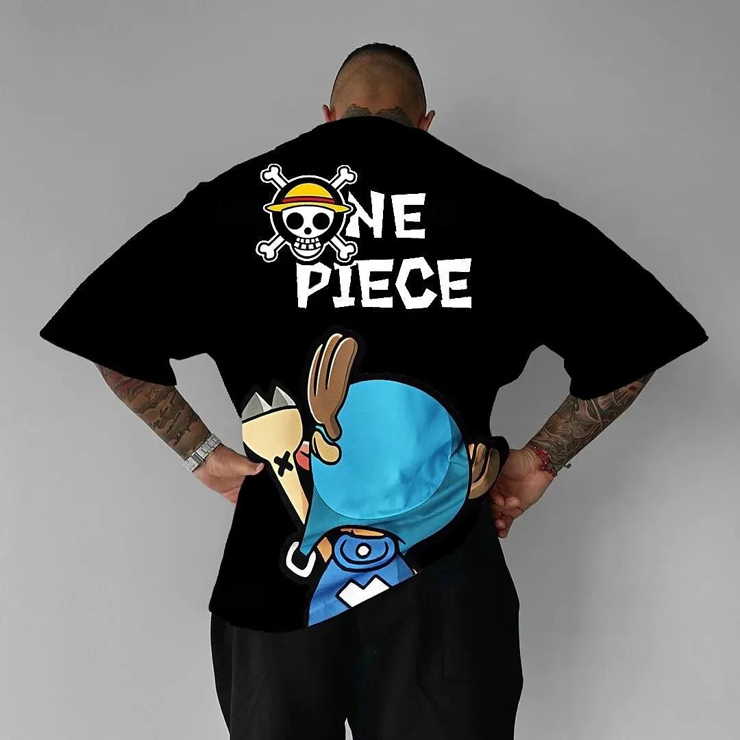 One Piece Roronoa Zoro Luffy Men T-shirt Cotton Short Sleeve Tops Tee Cartoon Anime Japan  Women T Shirts Fashion Y2k Clothing