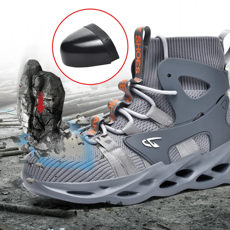 Zapatos De Seguridad Para Trabajo, Antiaplastamiento Y Antipinchazos, Deportivos Casuales Para Hombre Y Mujer, Tallas Grandes_voghion.com