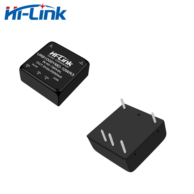 

Hi-Link Manufacturer 5pcs DCDC Switching Power Supply Module URB1D05YMD-10WR3 110V to 5V 2A 10W Output Step Down Converter