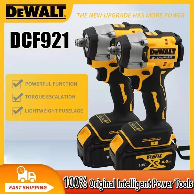 DEWALT DCF921 ATOMIC 20V MAX Cordless Wrench 1/2 in Cordless Impact Wrench Variable Speed Charging Wrench DCF921N with battery