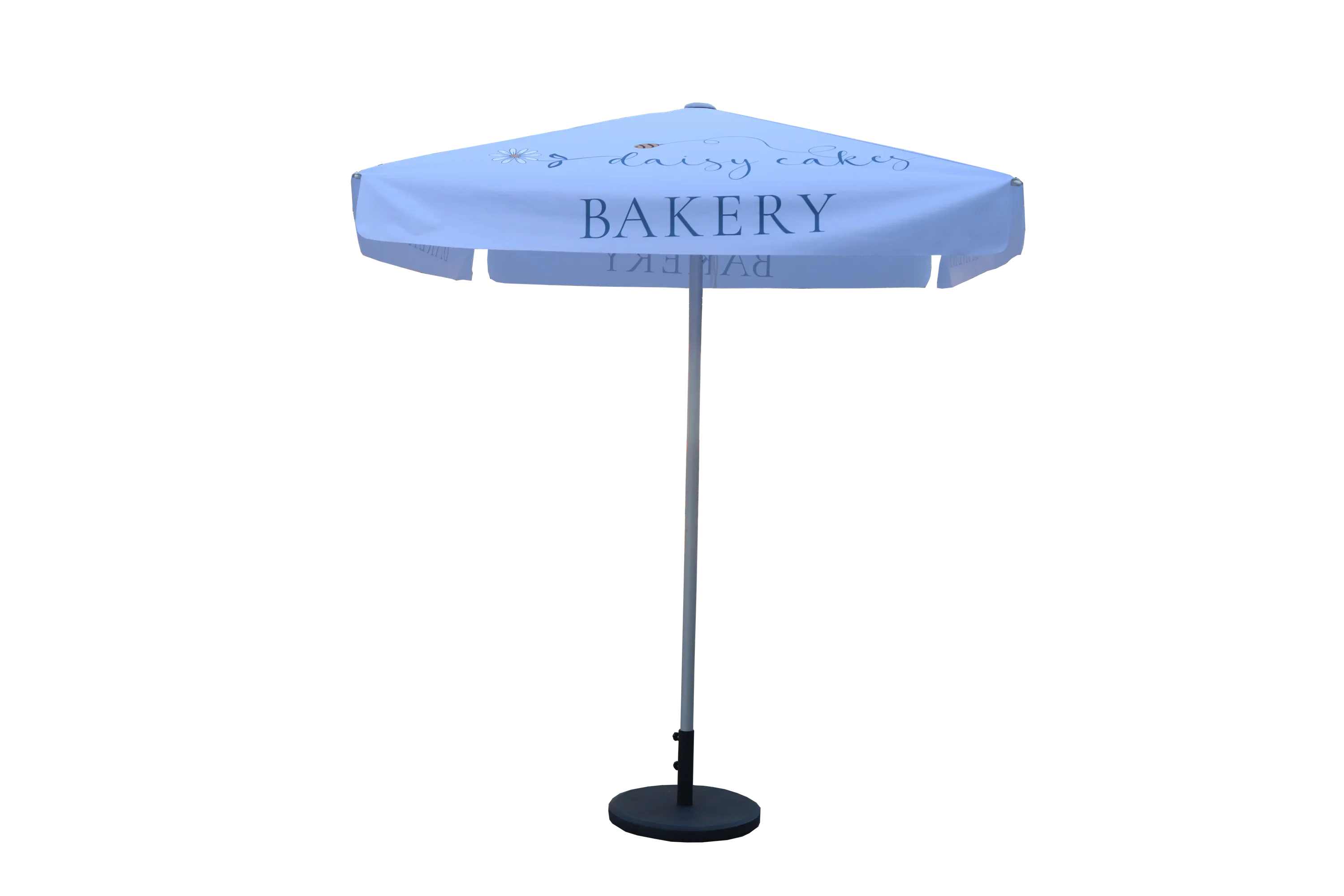 Factory Quality 2x2m Aluminum lightweight and durable Promotional Umbrella With Company Logo Outdoor Umbrella