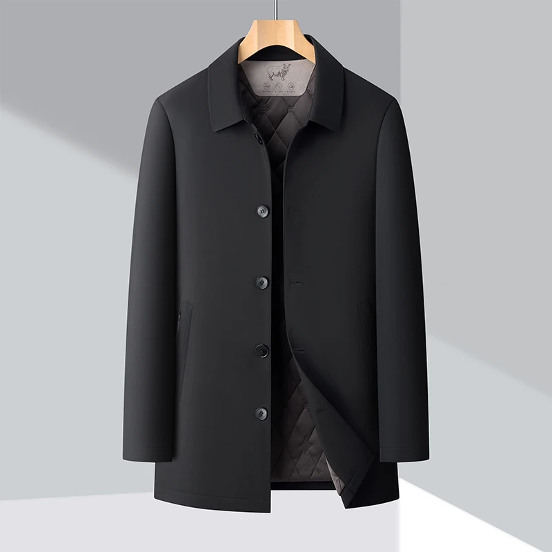 Winter jacket fashion casual Parka coat men thick warm mens classic windproof male mens fashion Parkas full size M-5XL