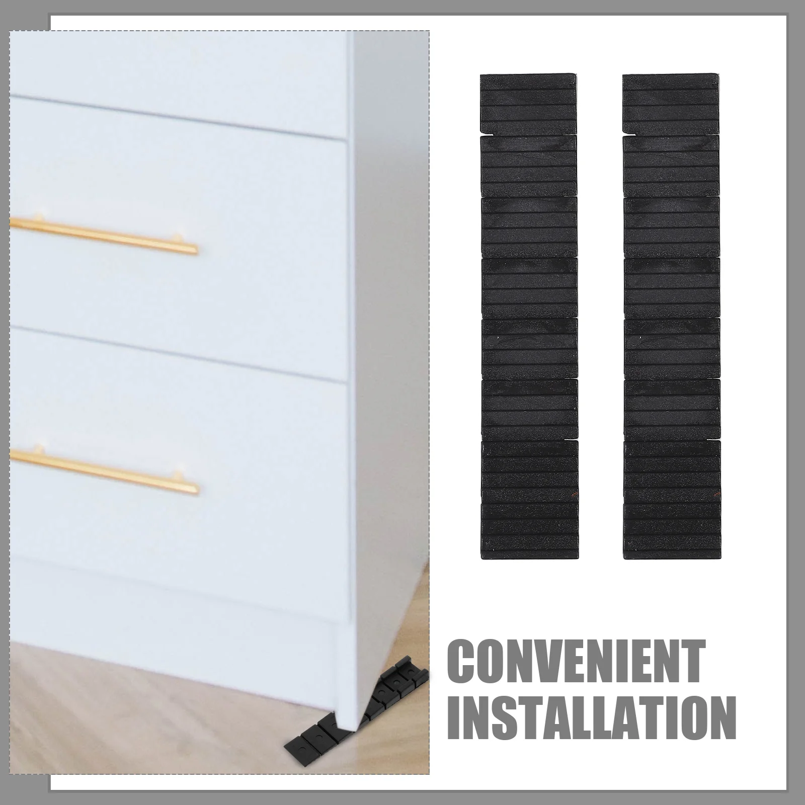 

20Pcs Balance Washers Furniture Leveling Shims Wedge for Uneven Floors Table Leg Stabilizer Anti-Slip Plastic Shims