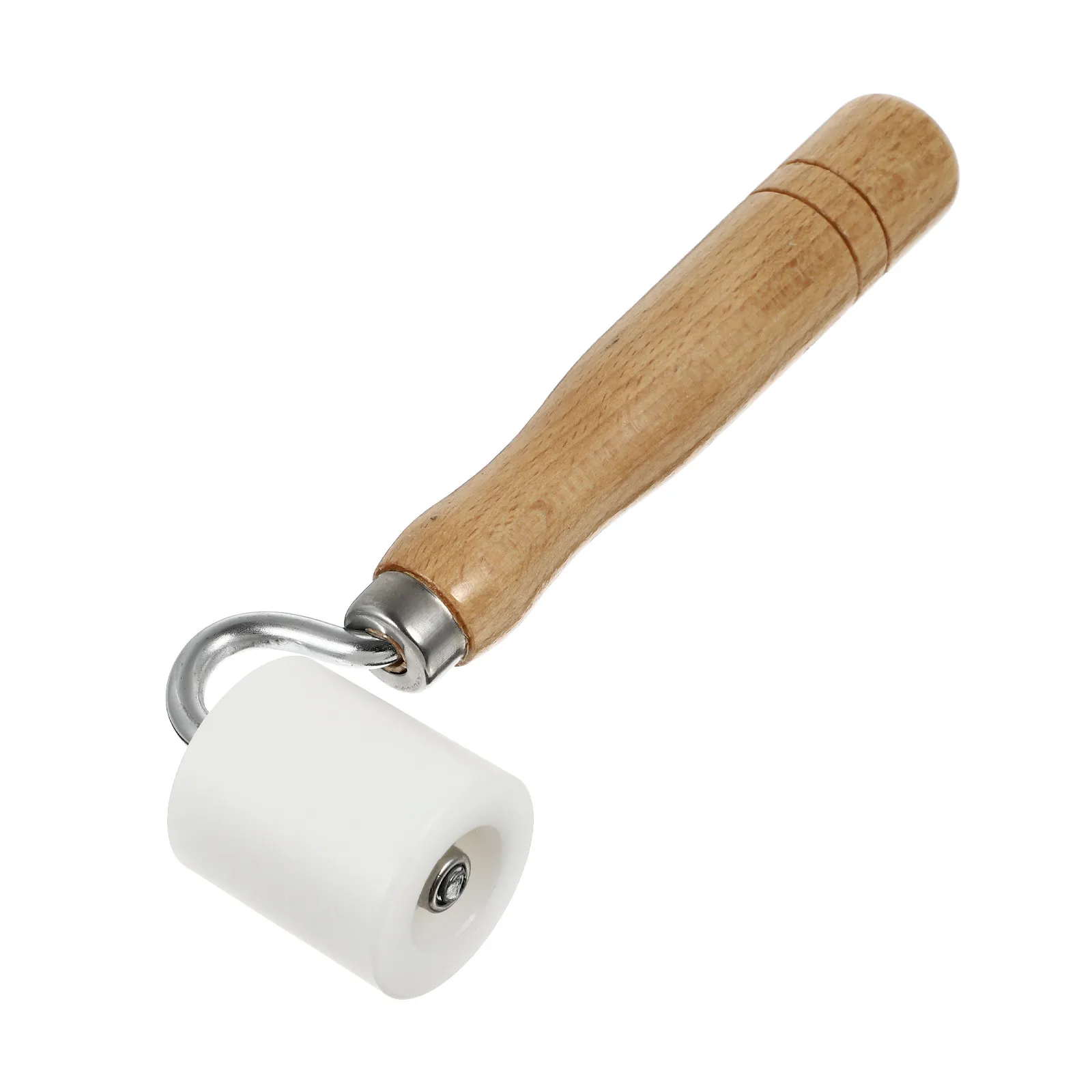 Wooden Handle Wallpaper Roller Professional Flat Pressure Seam Roller for Construction Efficient Wall Adhesion Tool