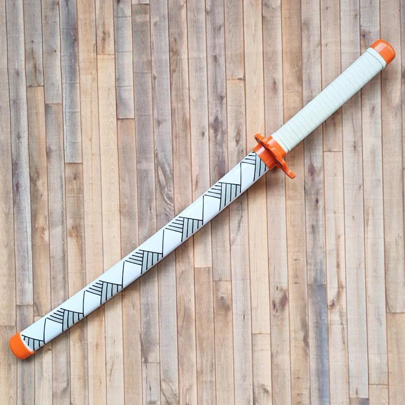 Anime bambu katana kimetsu no yaiba cosplay arma demônio slayer espada zenitsu kyoujurou tanjiro espadas