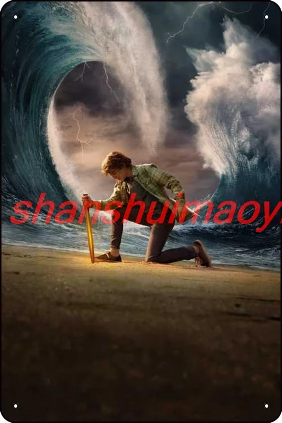 Percy Jackson and the Olympians (2023) Show Poster Bar Cafe living room bedroom wall trim Materia lMetal Mounting Type  sha sign