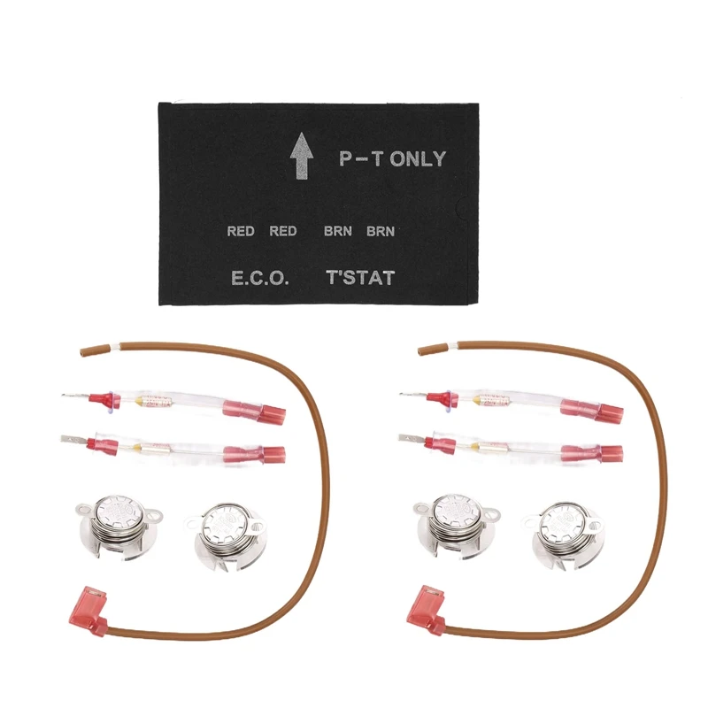 RV Water Heater Thermal Cutoff Kit -ECO Thermostat Assembly For Atwood 91447 93866 Models GCH6-4E GCH6-6E G6A-7E