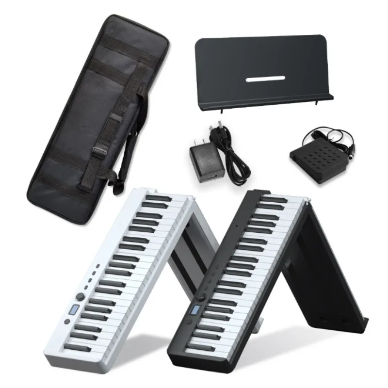 Folding Piano, Portable 88-Key Folding Digital Piano, Modular Piano, Hand-Rolled Digital Piano, Musical Instrument