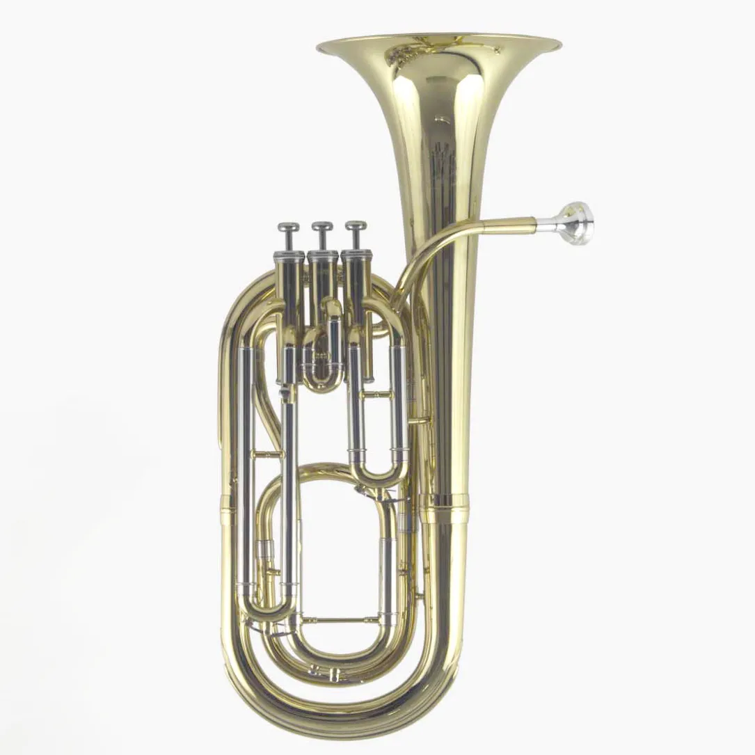 

High quality Baritone horn Factory price professional baritone horn brass body Gold lacquer china baritone horn