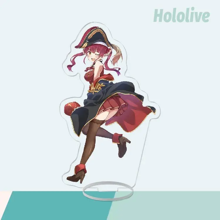 Vtuber Hololive Anime Figure, Gawr Gura Cosplay, Support en acrylique, Plaque modèle, Décoration de bureau, Cadeau de Noël pour fille, Nouveau, 2025