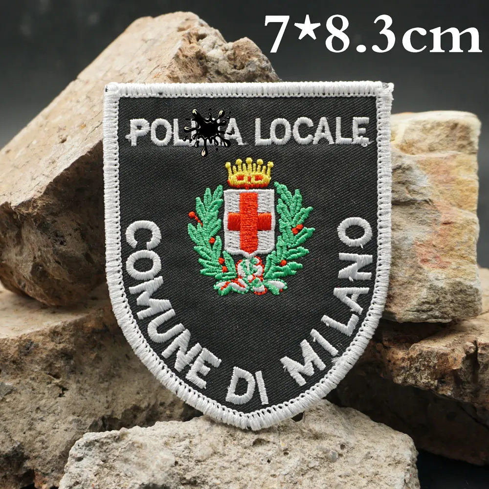 Italy Tactical Embroidery Patches for Backpacks and Clothing military Accessories with Hook backing or iron on