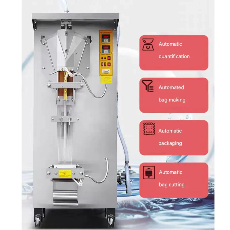 【2026】Sacchetto per bere in plastica Riempimento d'acqua pura Macchine per l'imballaggio Macchine per l'installazione di apparecchiature