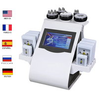 2025 new ultrasonic 40K cavitation machine vacuum weight loss and slimming device anti fat mass fat burner fat mass massage equi