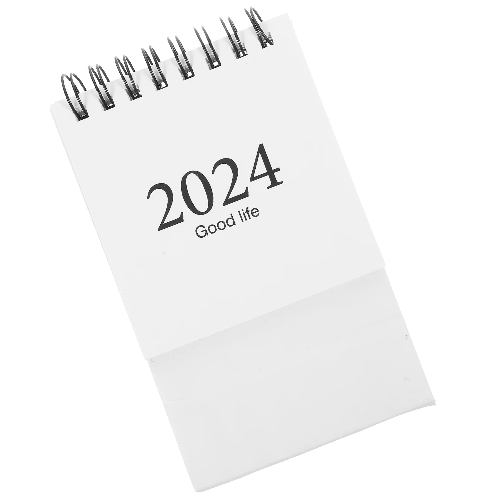 2024 Mini Simple English Desk Calendar Desktop Ornament Decorative Monthly Ornaments