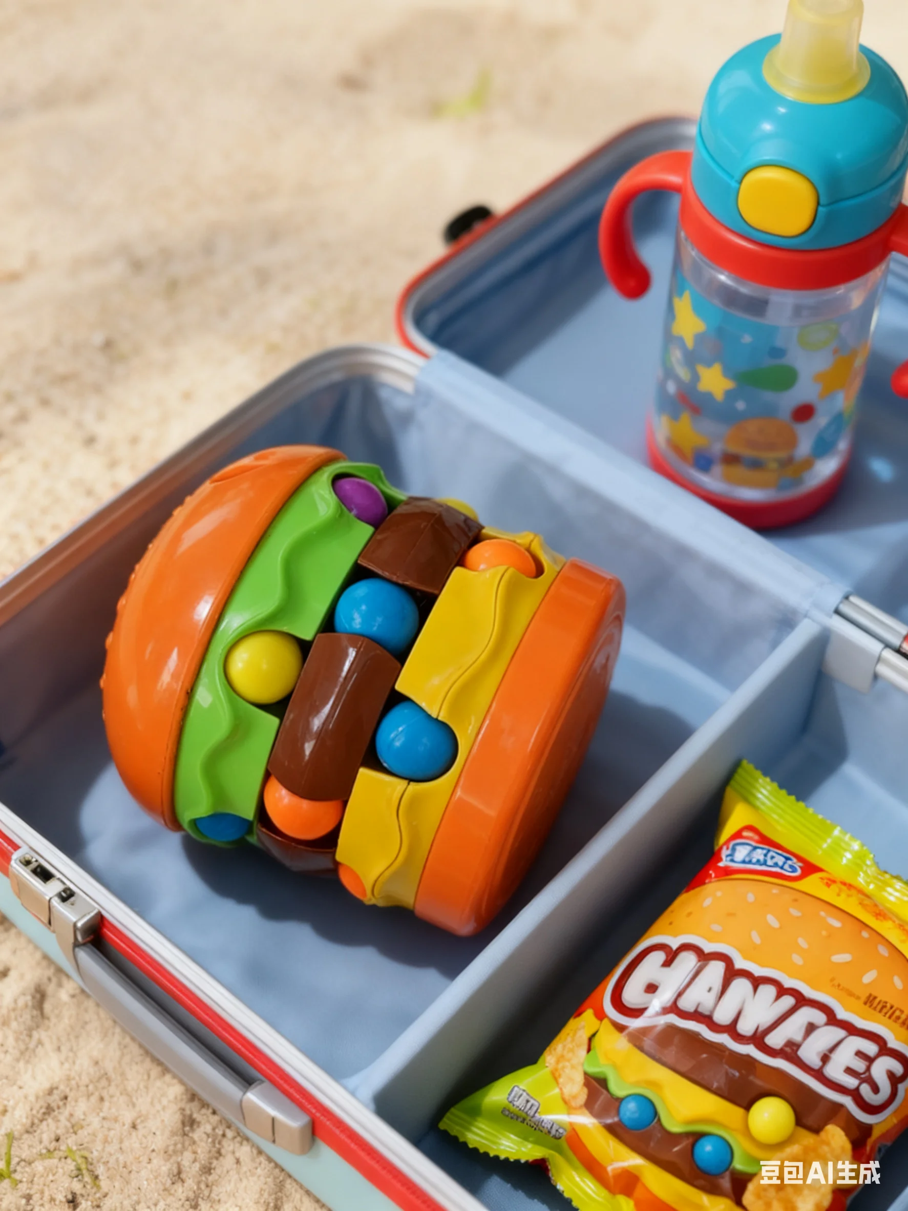 ماجيك فول كيوب الاطفال همبرغر رقائق مكعب لعبة إصبع الدوران تخفيف القلق تطوير الذكاء تململ لعبة الكبار الاطفال هدية