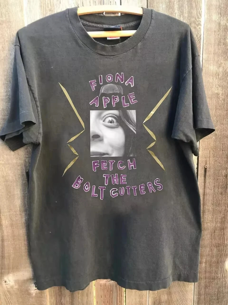 Fiona Apple Fetch The Bolt Cutters Graphic Charcoal Unisex Tshirt Reprint